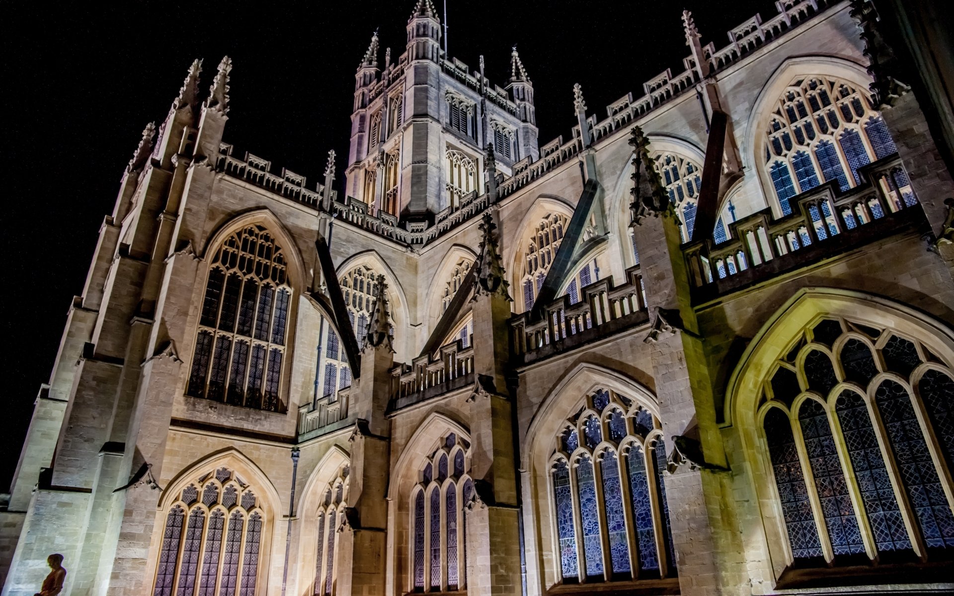 Download Religious Bath Abbey HD Wallpaper