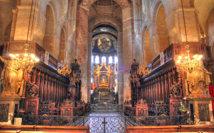 religious Basilica of St. Sernin, Toulouse HD Desktop Wallpaper | Background Image