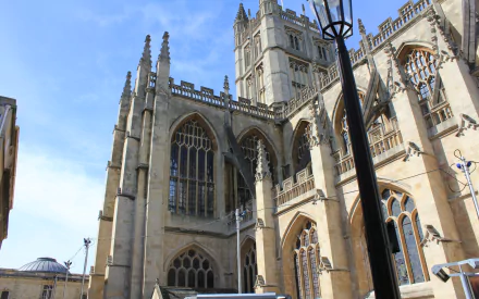 religious Bath Abbey HD Desktop Wallpaper | Background Image