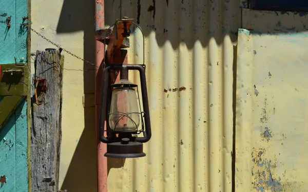  Old Rustic Kerosene Lamp