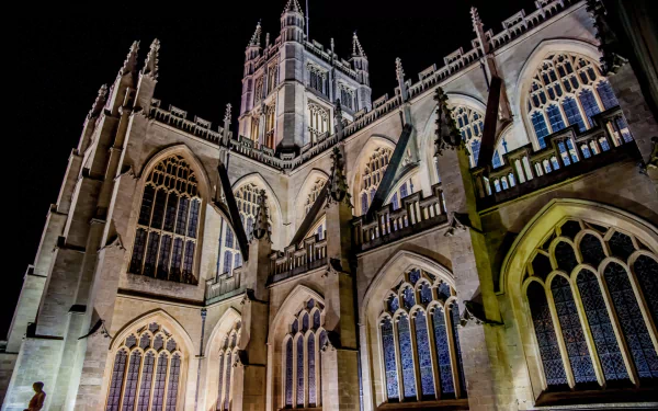 religious Bath Abbey HD Desktop Wallpaper | Background Image