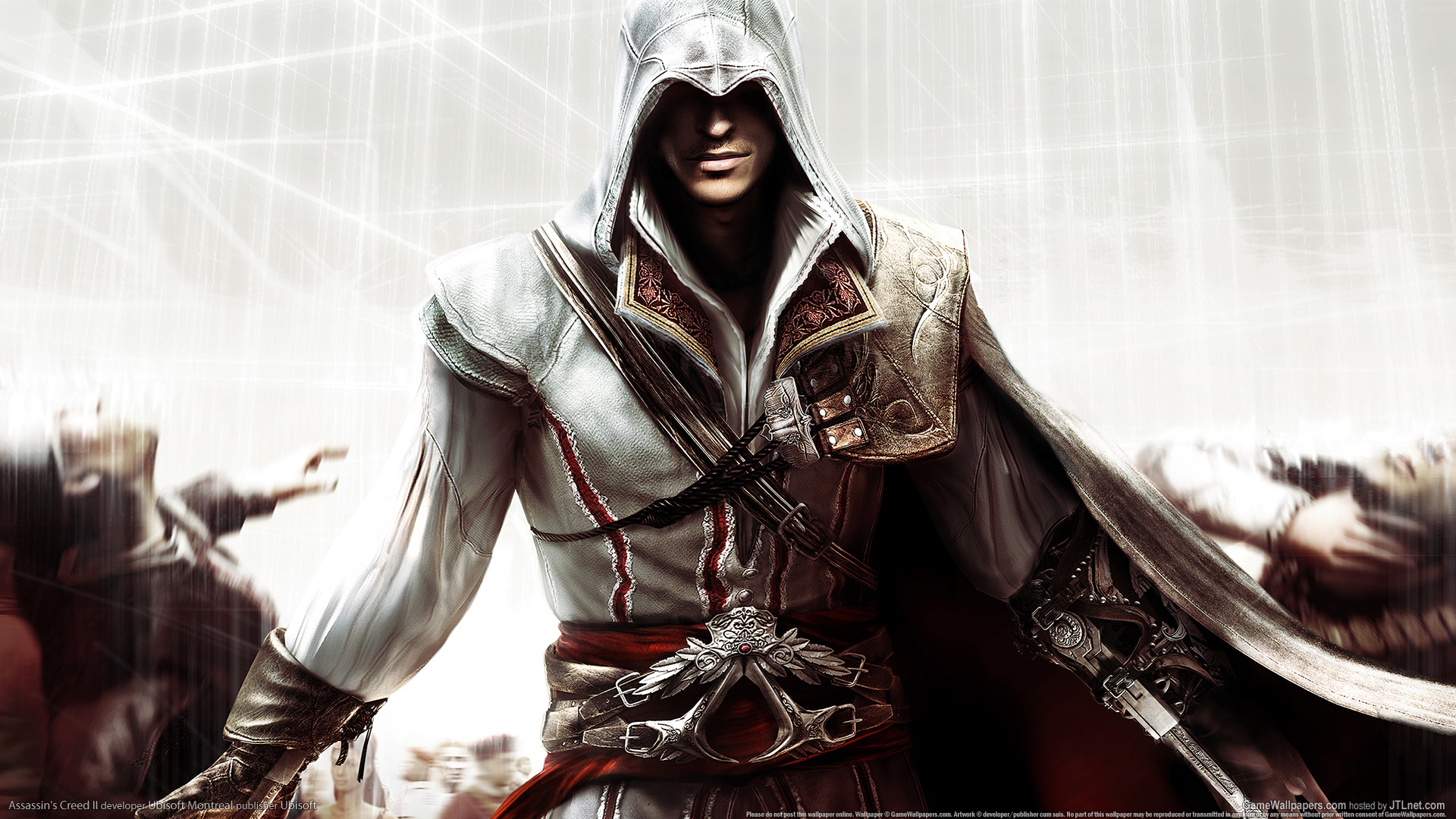 Assassin's creed 2 city white background