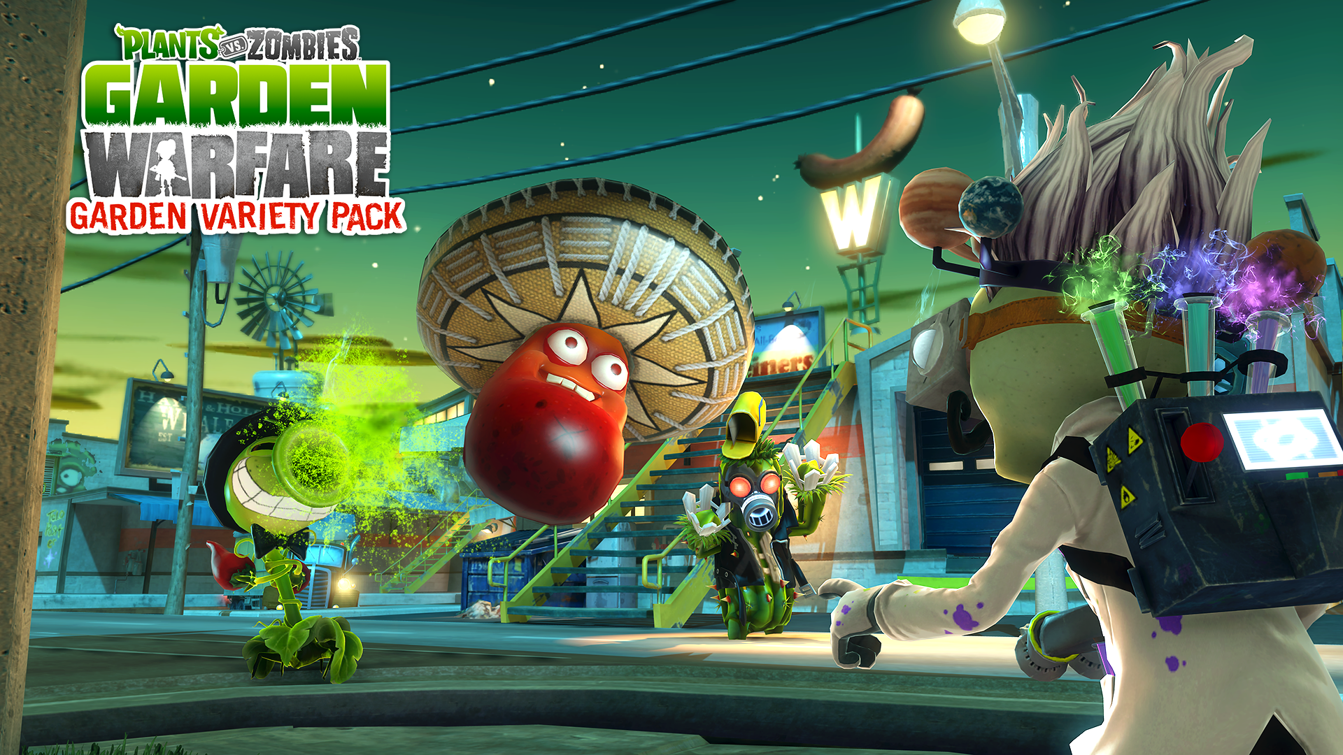 Plants Vs Zombies Garden Warfare Hd Wallpaper Background Image