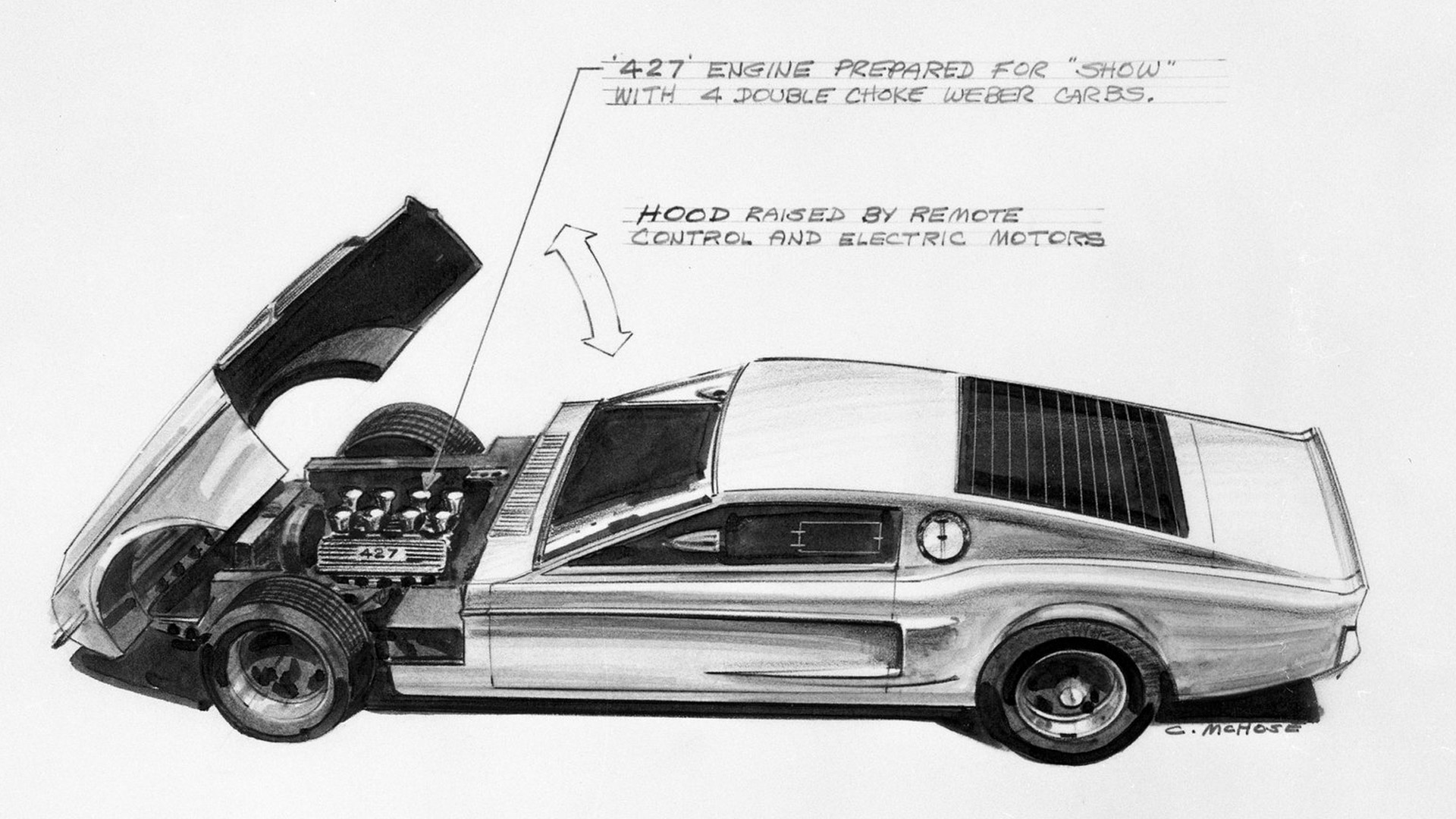 1966 Ford Mustang Mach 1 HD Wallpaper