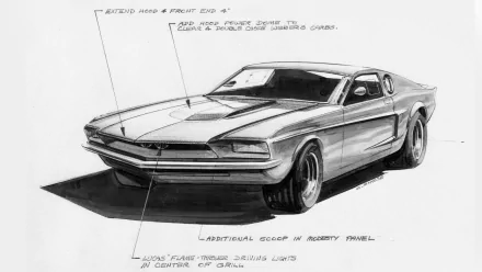 vehicle 1966 Ford Mustang Mach 1 HD Desktop Wallpaper | Background Image