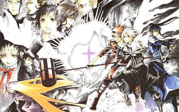 Anime D.Gray-man Yu Kanda Allen Walker Lavi Lenalee Lee Tyki Mikk HD Wallpaper | Background Image