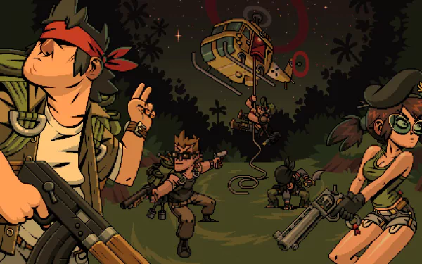 video game Mercenary Kings HD Desktop Wallpaper | Background Image