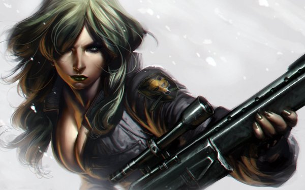 Video Game Metal Gear Solid Sniper Rifle Snow HD Wallpaper | Background Image