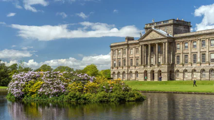 man made Lyme Park HD Desktop Wallpaper | Background Image