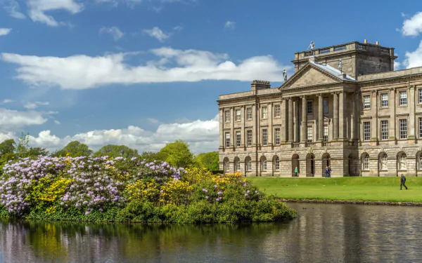 man made Lyme Park HD Desktop Wallpaper | Background Image