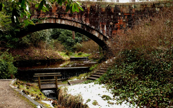 man made Lyme Park HD Desktop Wallpaper | Background Image