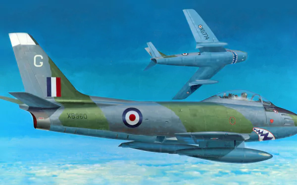 military Canadair Sabre HD Desktop Wallpaper | Background Image