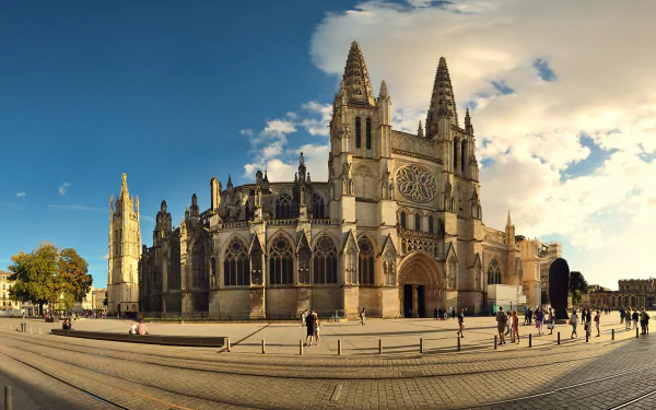 religious Bordeaux Cathedral HD Desktop Wallpaper | Background Image