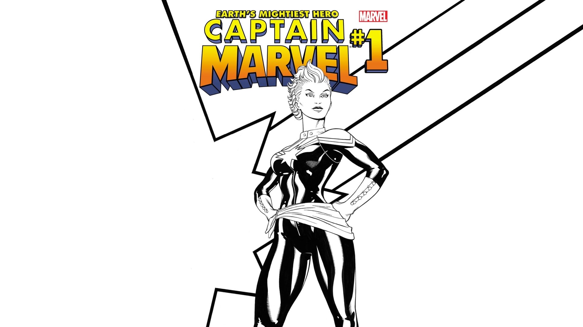 Download Comic Captain Marvel  HD Wallpaper