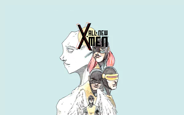 Jean Grey X-Men Marvel Girl Iceman (Marvel Comics) Beast (Marvel Comics) Angel (Marvel Comics) Warren Worthington III Cyclops (Marvel Comics) Comic All New X-Men HD Desktop Wallpaper | Background Image
