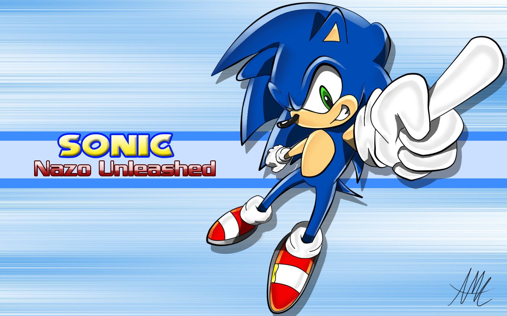 Sonic the Hedgehog Wallpaper by Chakra-X
