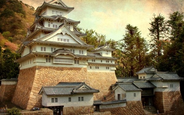 Man Made Himeji Castle Castles Japan Castle HD Wallpaper | Background Image