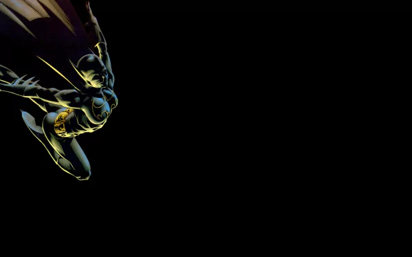 A dynamic HD wallpaper featuring Batgirl in action, surrounded by a sleek black background. This vibrant comic-inspired design adds an adventurous touch to any desktop.