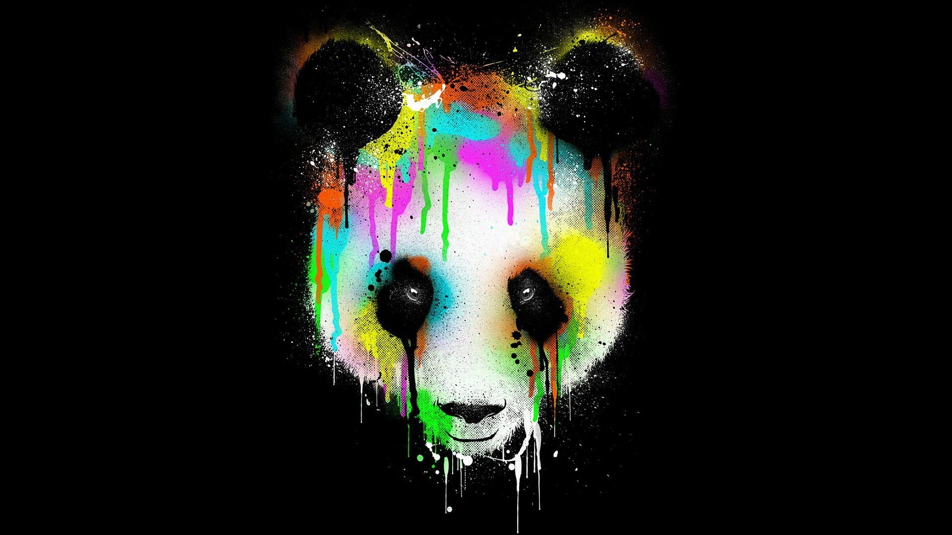 Panda, animal, desenho, HD phone wallpaper