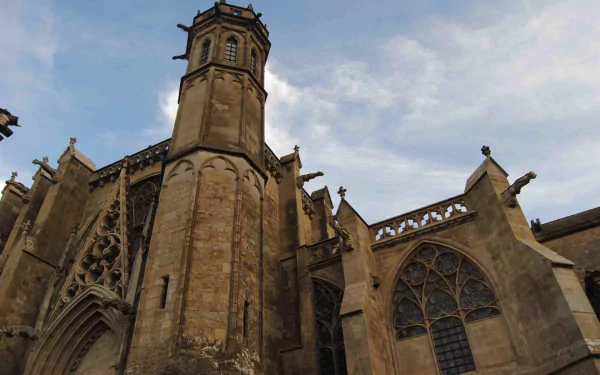 religious Basilica of St. Nazaire and St. Celse, Carcassonne HD Desktop Wallpaper | Background Image