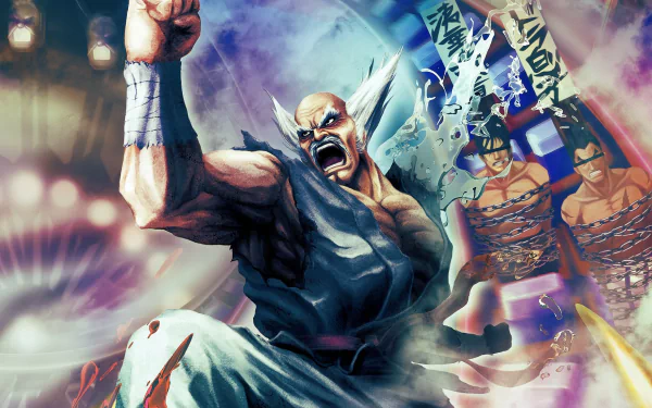 Kasuya Mishima Jin Kazama Heihachi Mishima video game Tekken HD Desktop Wallpaper | Background Image