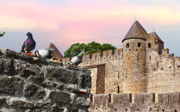 man made Carcassonne HD Desktop Wallpaper | Background Image
