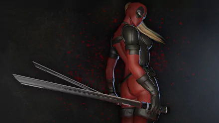 Comic Lady Deadpool HD Desktop Wallpaper | Background Image