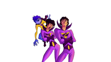 Comic wonder twins HD Desktop Wallpaper | Background Image