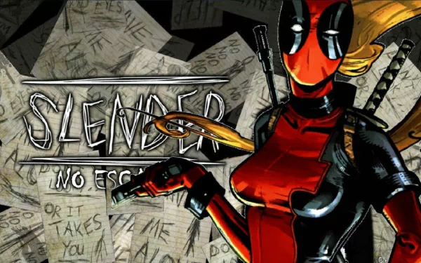 Comic Lady Deadpool HD Desktop Wallpaper | Background Image