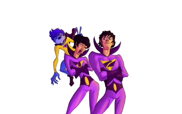 Comic wonder twins HD Desktop Wallpaper | Background Image