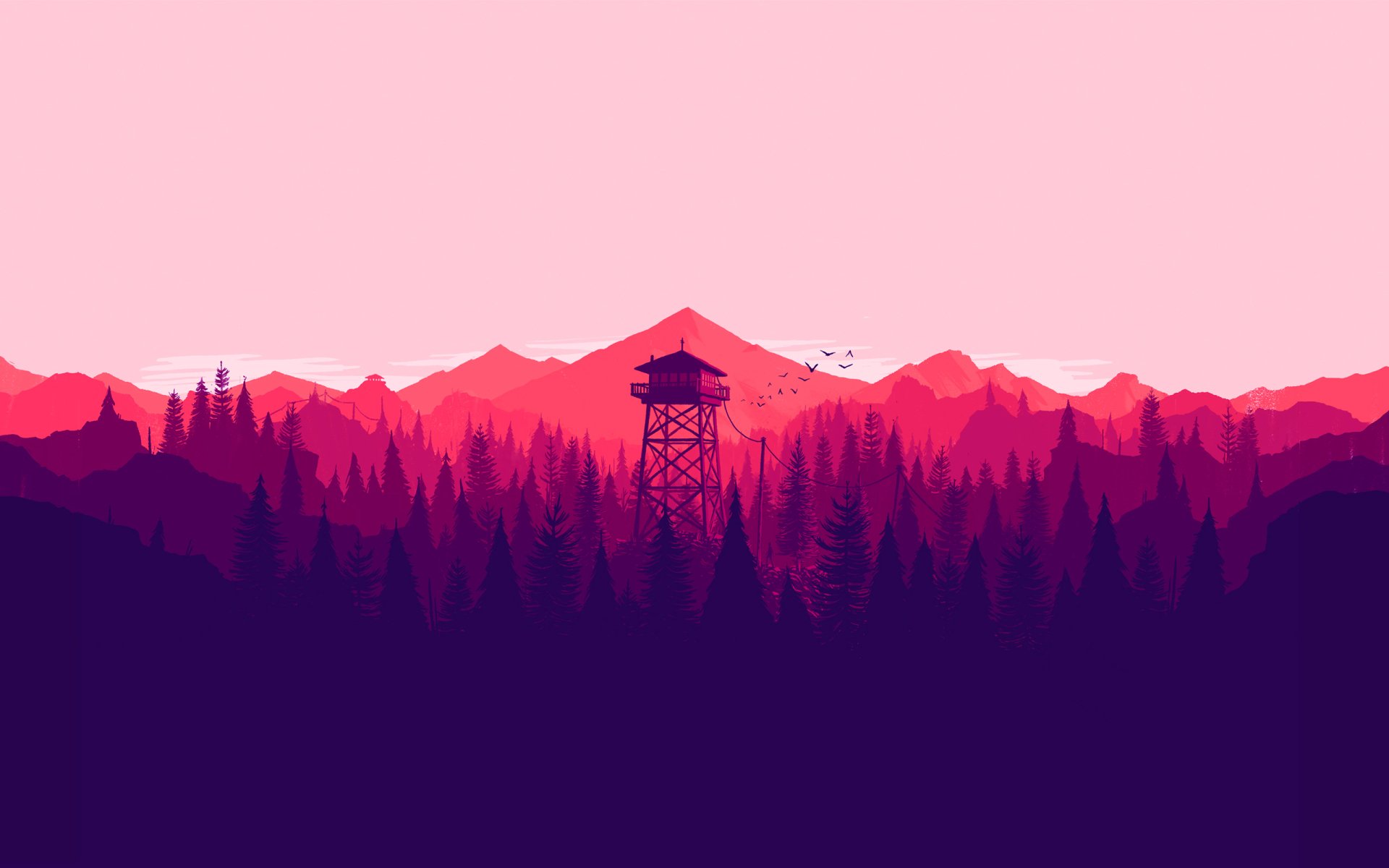 Download Video Game Firewatch (Video Game) Firewatch HD Wallpaper