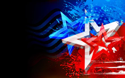 Abstract star HD Desktop Wallpaper | Background Image
