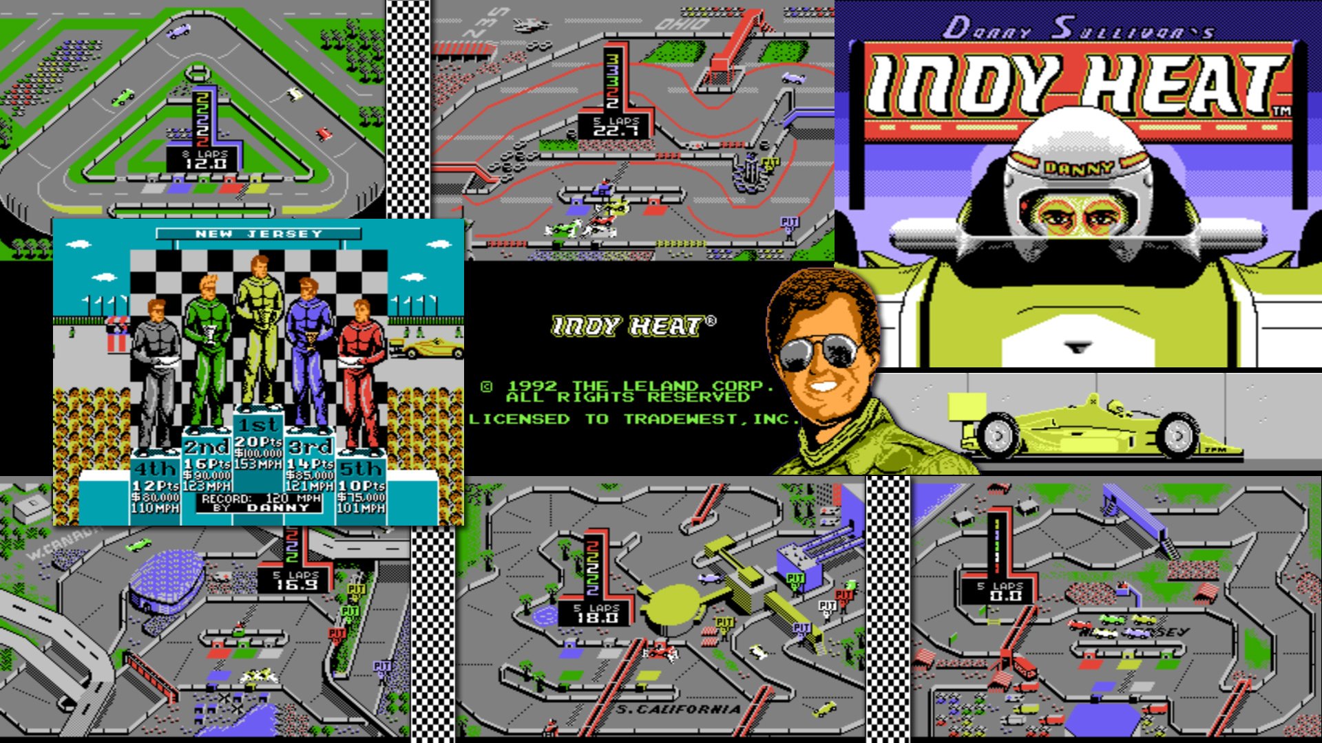 Download Video Game Danny Sullivan's Indy Heat HD Wallpaper