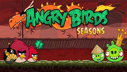 video game Angry Birds Seasons HD Desktop Wallpaper | Background Image