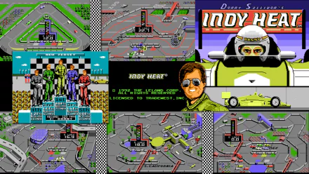 video game Danny Sullivan's Indy Heat HD Desktop Wallpaper | Background Image