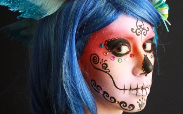 Artistic Sugar Skull HD Wallpaper | Background Image