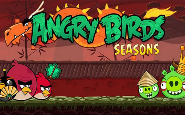 video game Angry Birds Seasons HD Desktop Wallpaper | Background Image