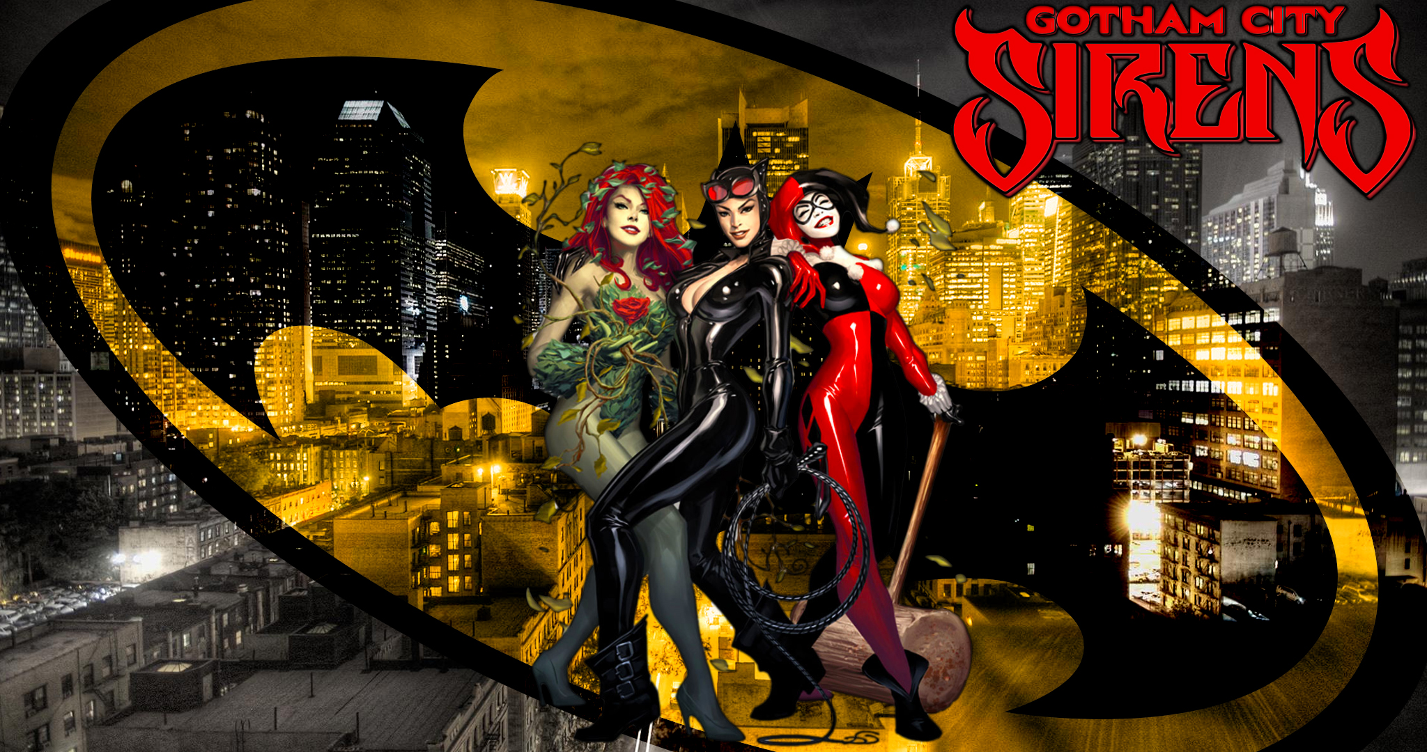 gotham city sirens wallpaper hd