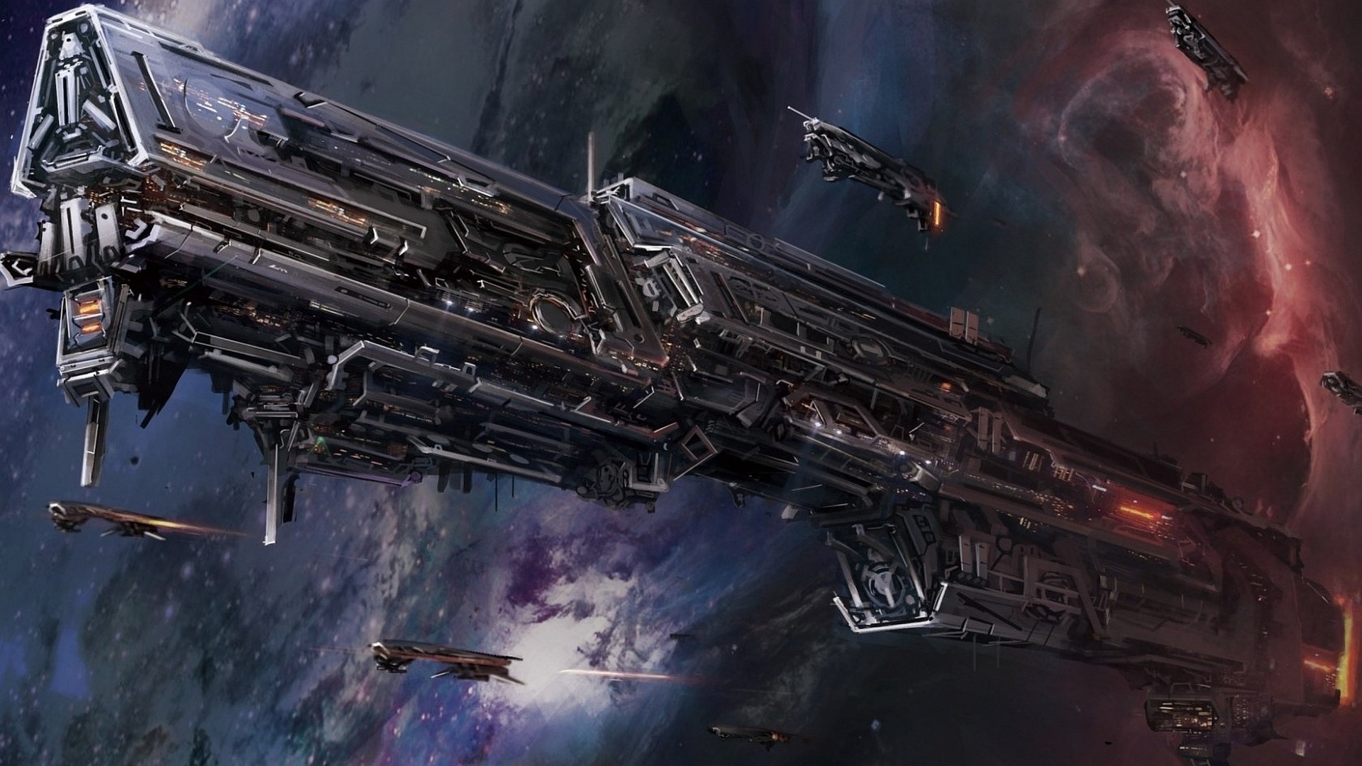 Download Sci Fi Spaceship HD Wallpaper