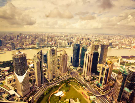  Shanghai,Panoramic view