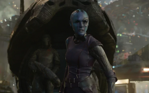 Nebula (Marvel Comics) Karen Gillan movie Guardians of the Galaxy HD Desktop Wallpaper | Background Image