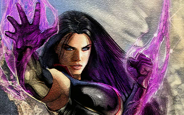 Comic Psylocke (Marvel Comics) HD Desktop Wallpaper | Background Image