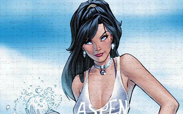 Comic aspen splash HD Desktop Wallpaper | Background Image