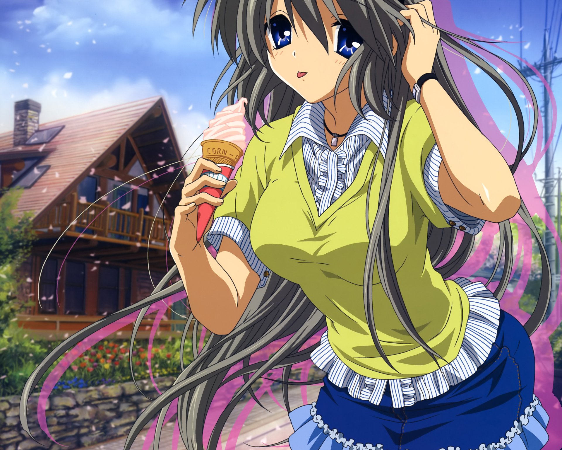 Download Tomoyo Sakagami Anime Clannad 4k Ultra HD Wallpaper