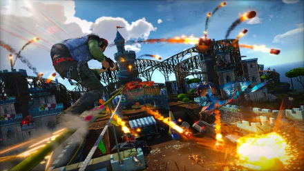 video game Sunset Overdrive HD Desktop Wallpaper | Background Image