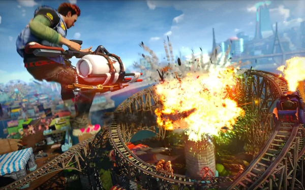 video game Sunset Overdrive HD Desktop Wallpaper | Background Image