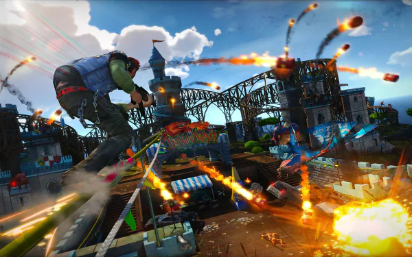 video game Sunset Overdrive HD Desktop Wallpaper | Background Image