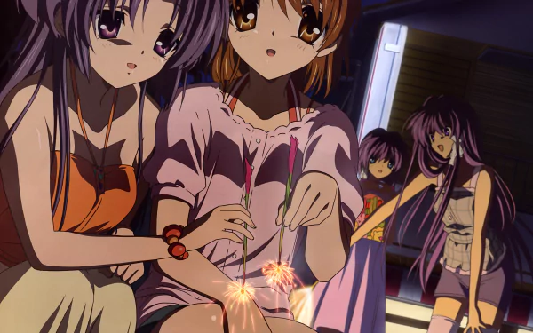 Kotomi Ichinose Ryou Fujibayashi Kyou Fujibayashi Nagisa Furukawa Anime Clannad HD Desktop Wallpaper | Background Image