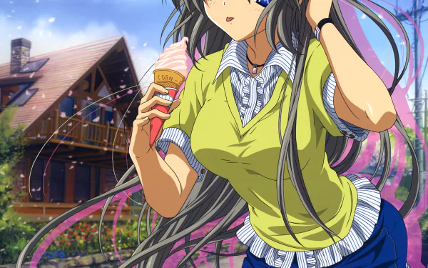 Tomoyo Sakagami Anime Clannad HD Desktop Wallpaper | Background Image