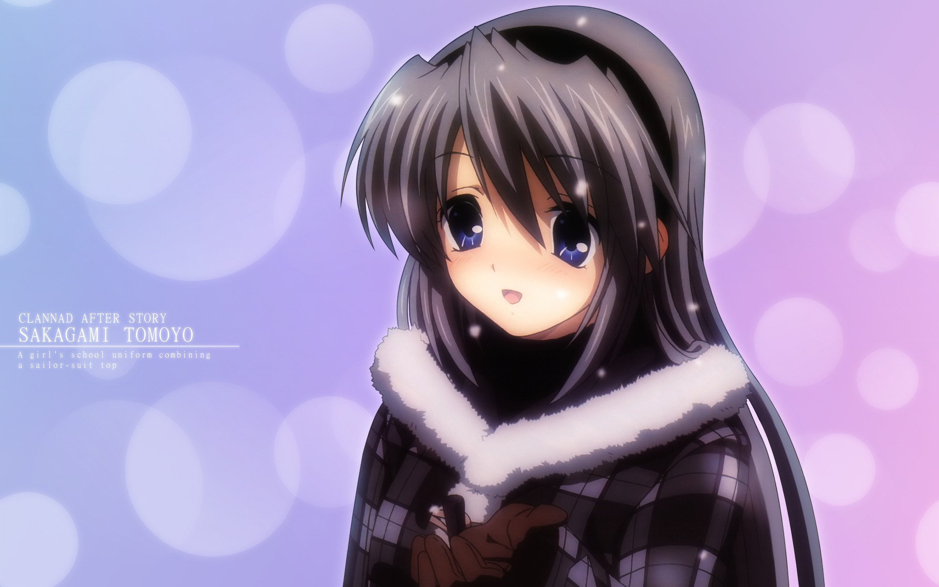 Download Tomoyo Sakagami, Clannad Anime Series Character Wallpaper